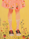Chaussettes à imprimé floral