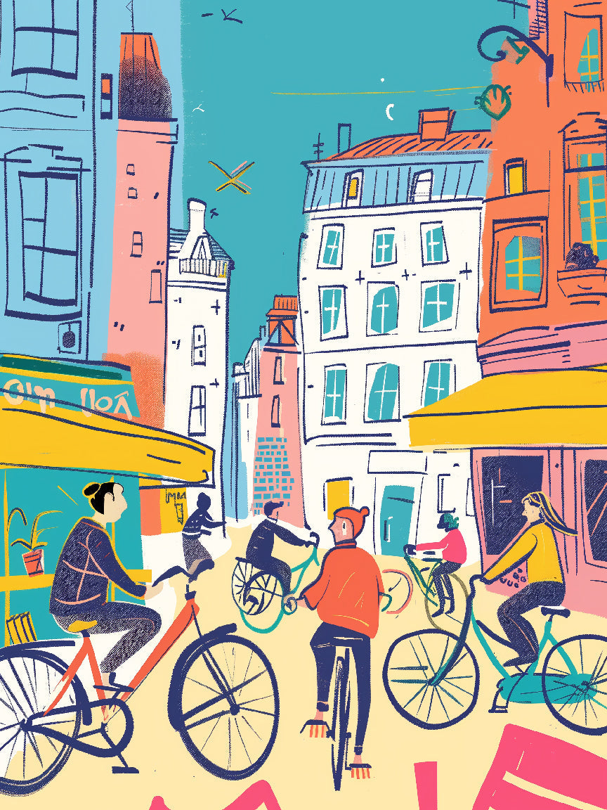 Ville cycliste Imprimer
