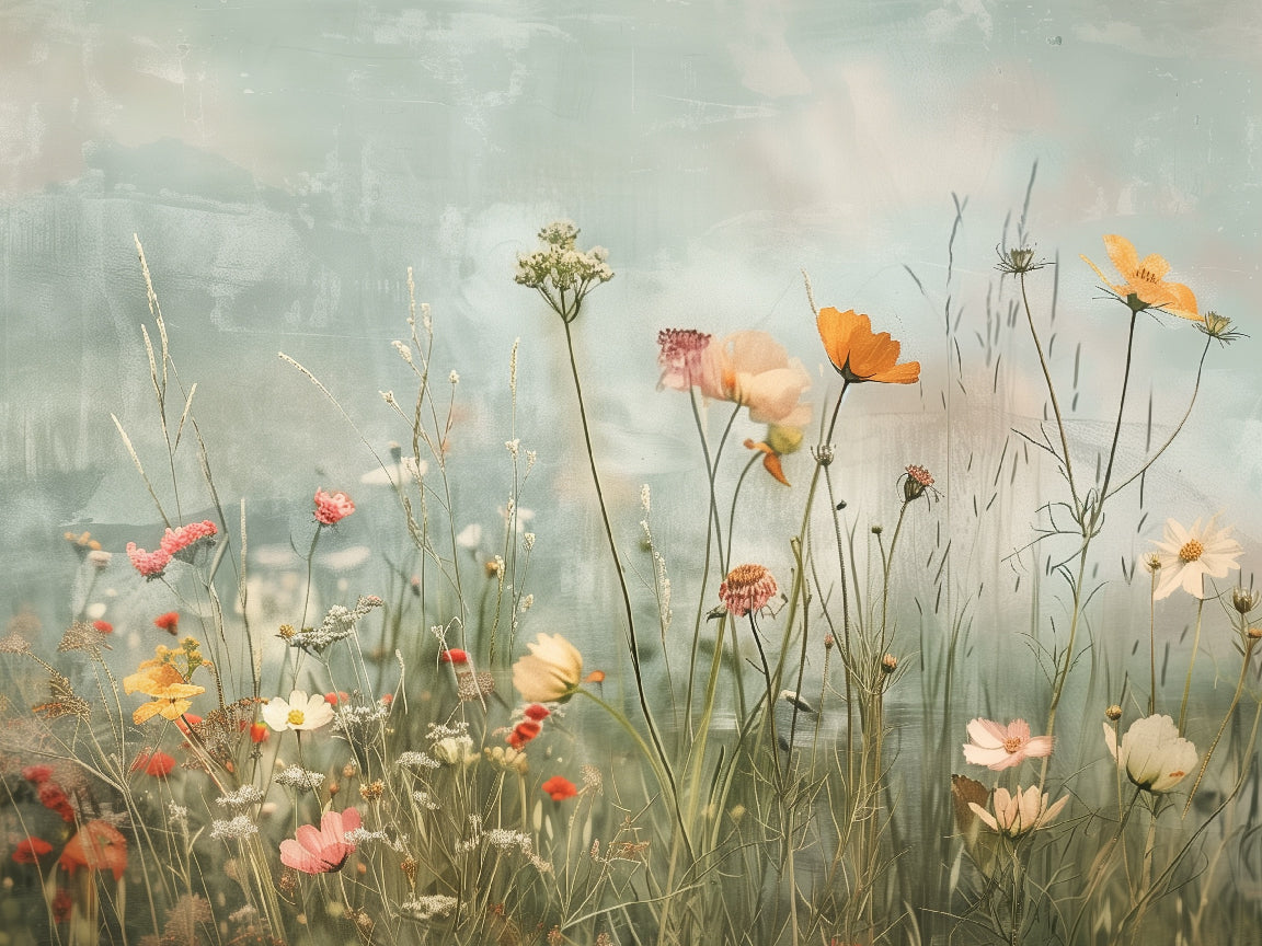 Imprimé Fleurs des prés