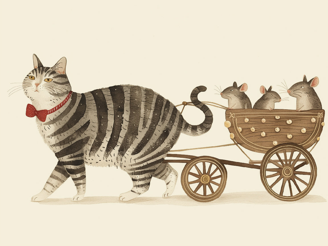 Katzenwagen Druck