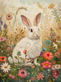 Imprimé Lapin de jardin