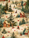 Impression du pays des merveilles d'hiver