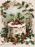 Gâteau de Noël à imprimer