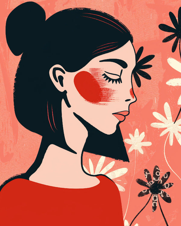 Lady Profile Print