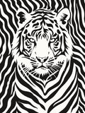 Imprimé tigre sauvage
