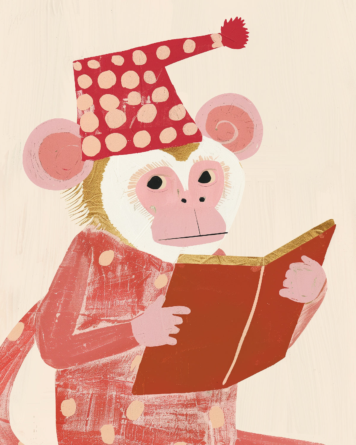 Singe lisant