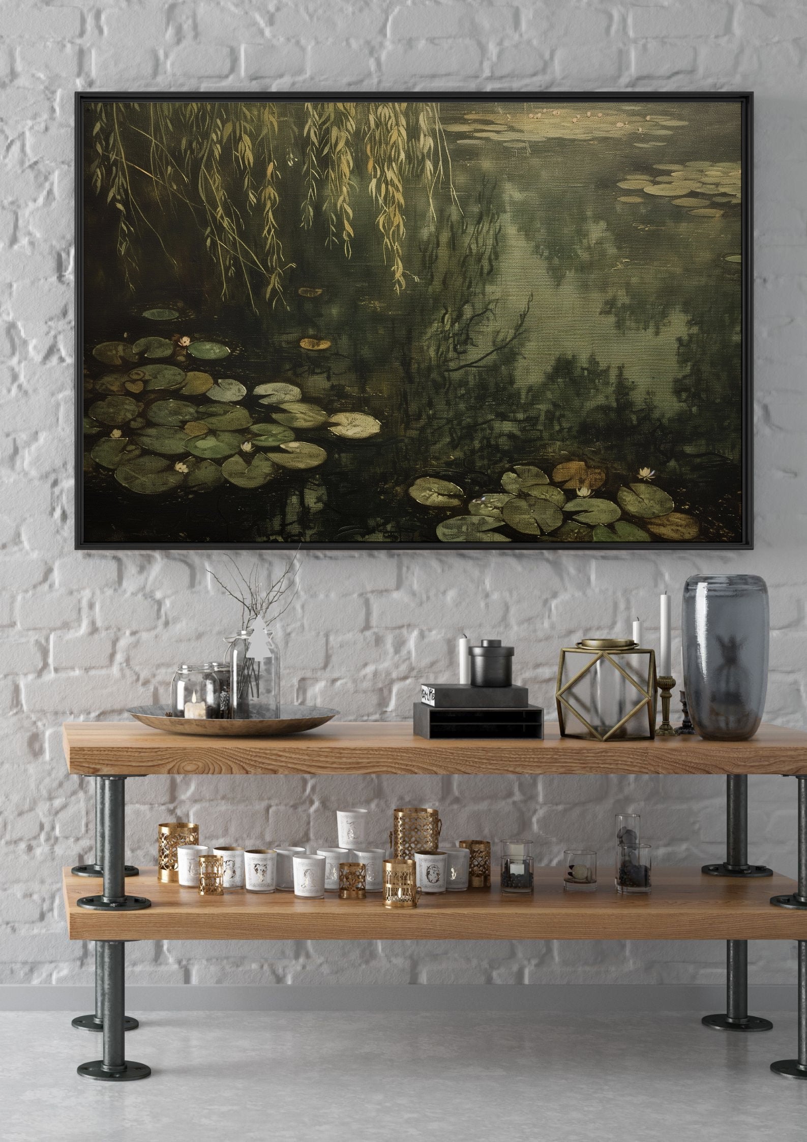 Ruhiger Teich Druck