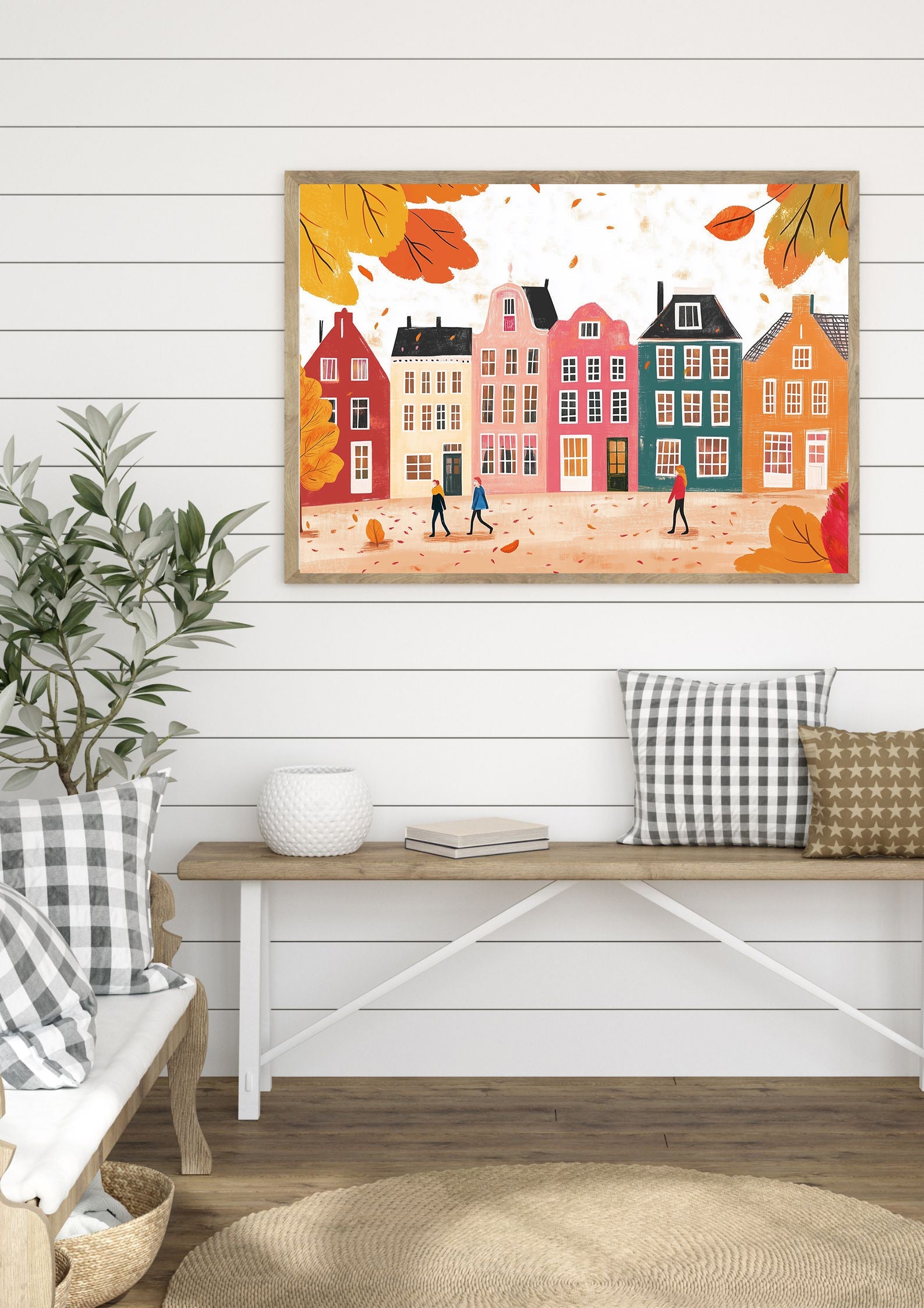 Autumn Cityscape Print