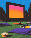 Impression de cinéma en plein air