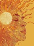 Goldene Sonne Druck