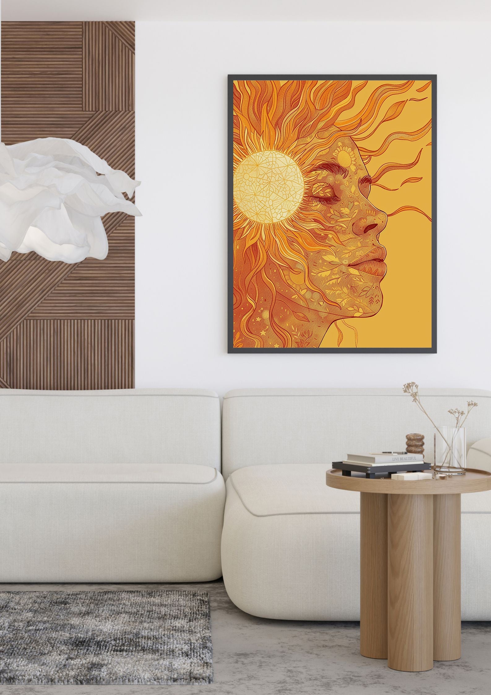 Goldene Sonne Druck