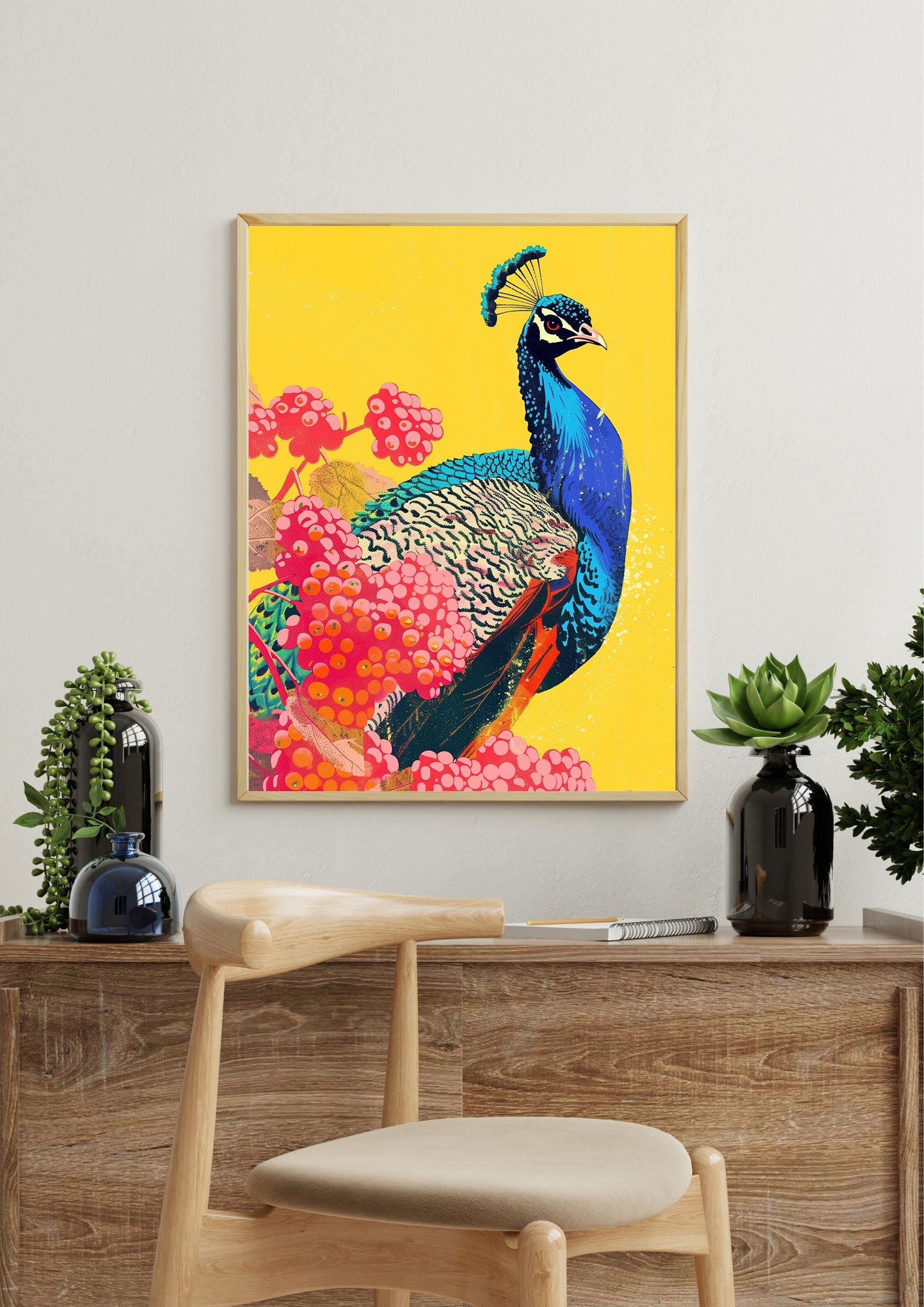 Königlicher Pfauendruck