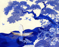 Imprimé vague japonaise