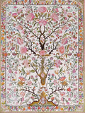 Motif imprimé d'arbre fleuri