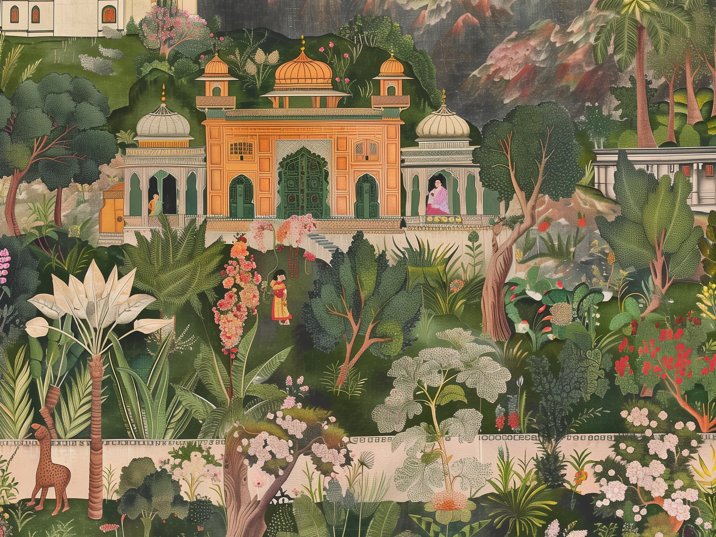 Impression du jardin moghol