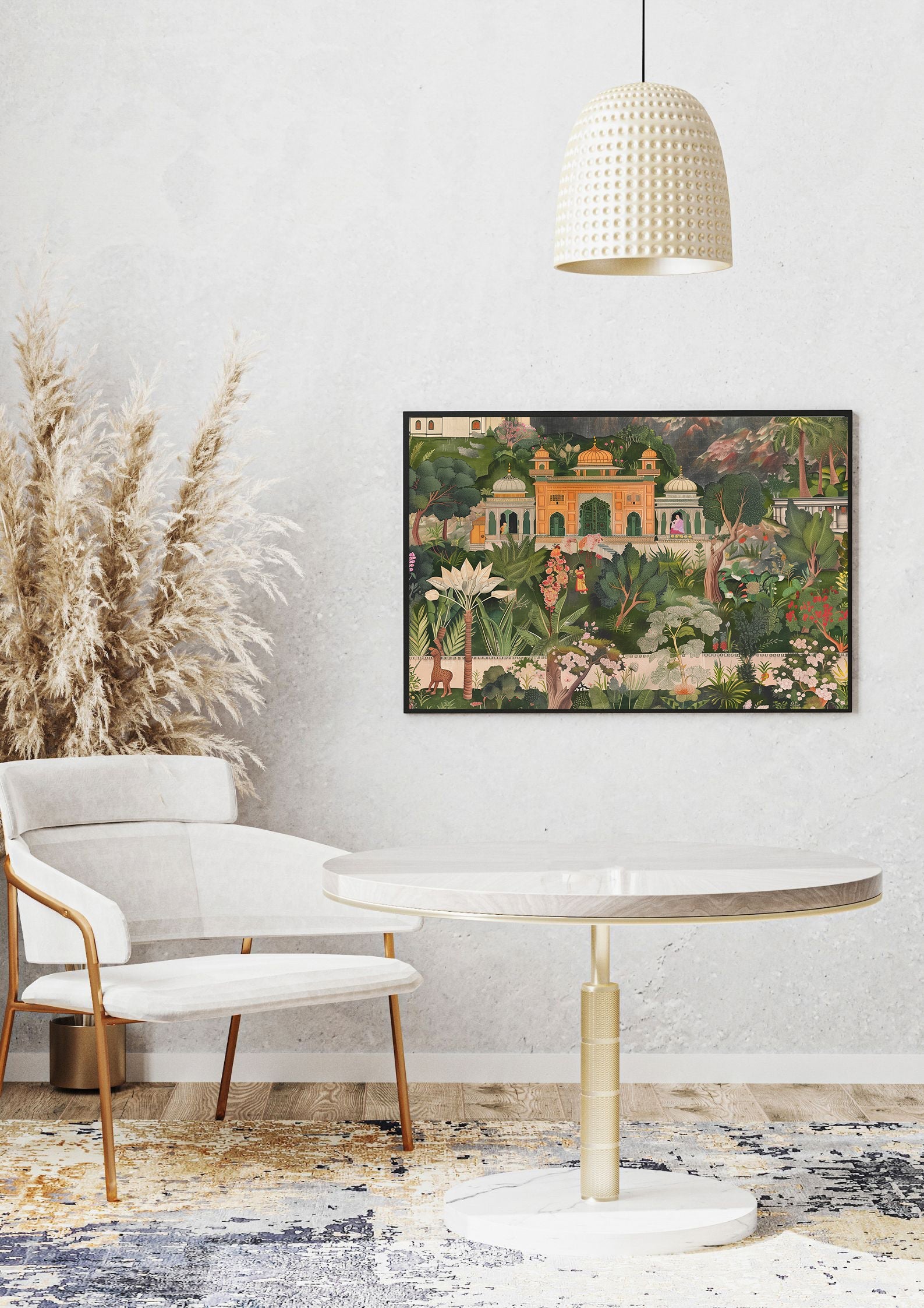 Impression du jardin moghol