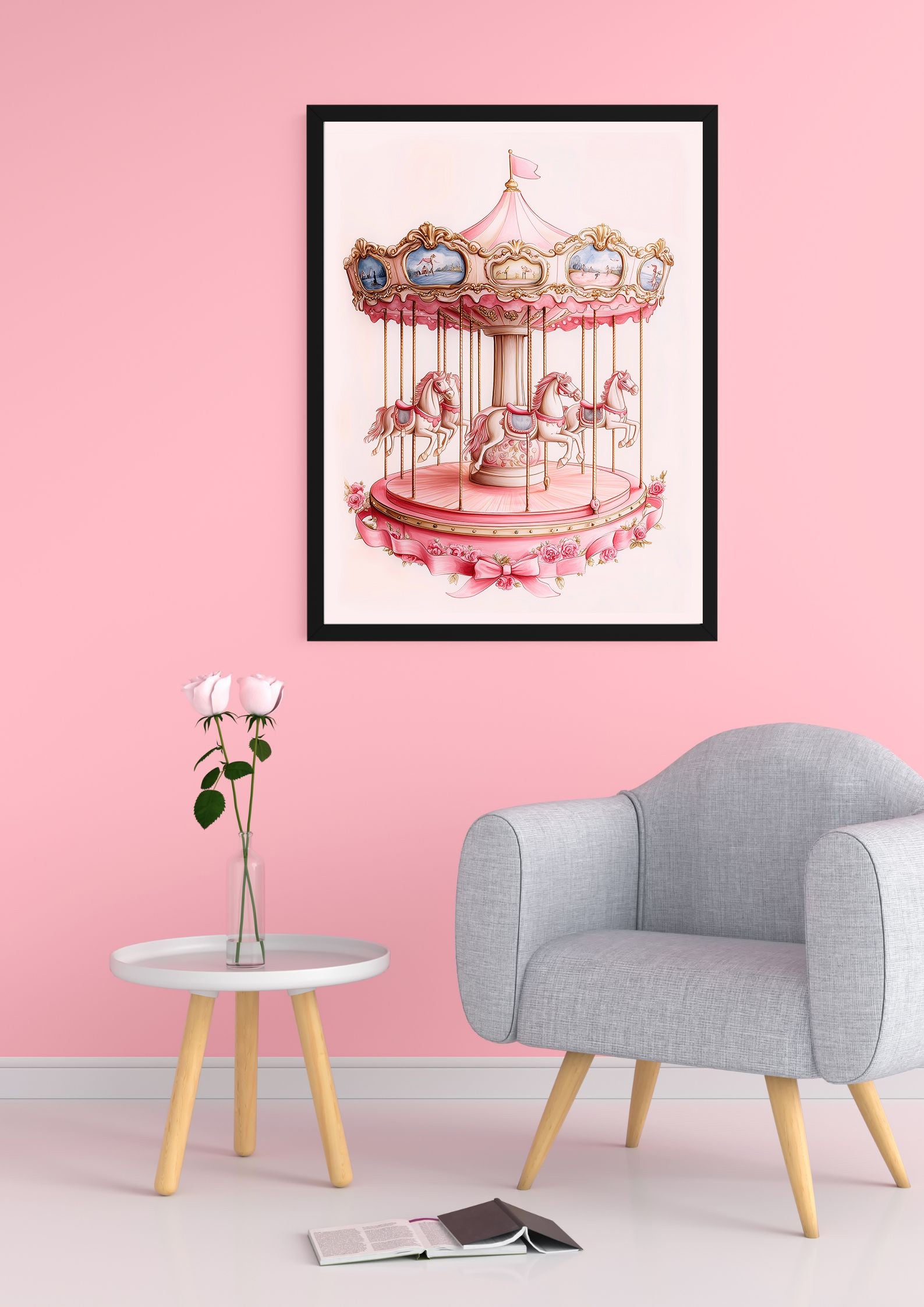 Carousel Dreams Art Print