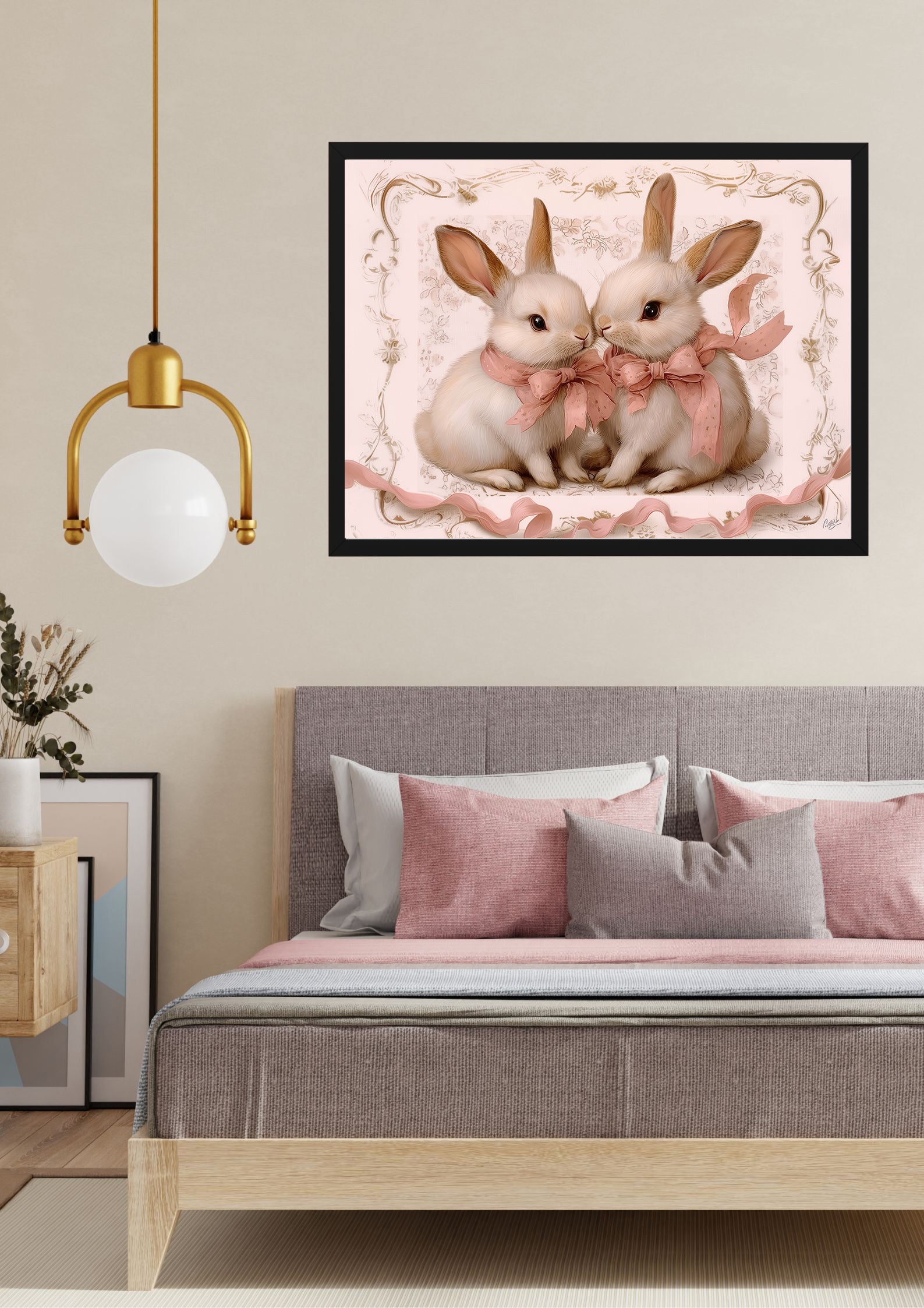 Bunny Companions Print