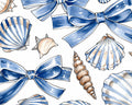 Impression d'art à motif coquillage