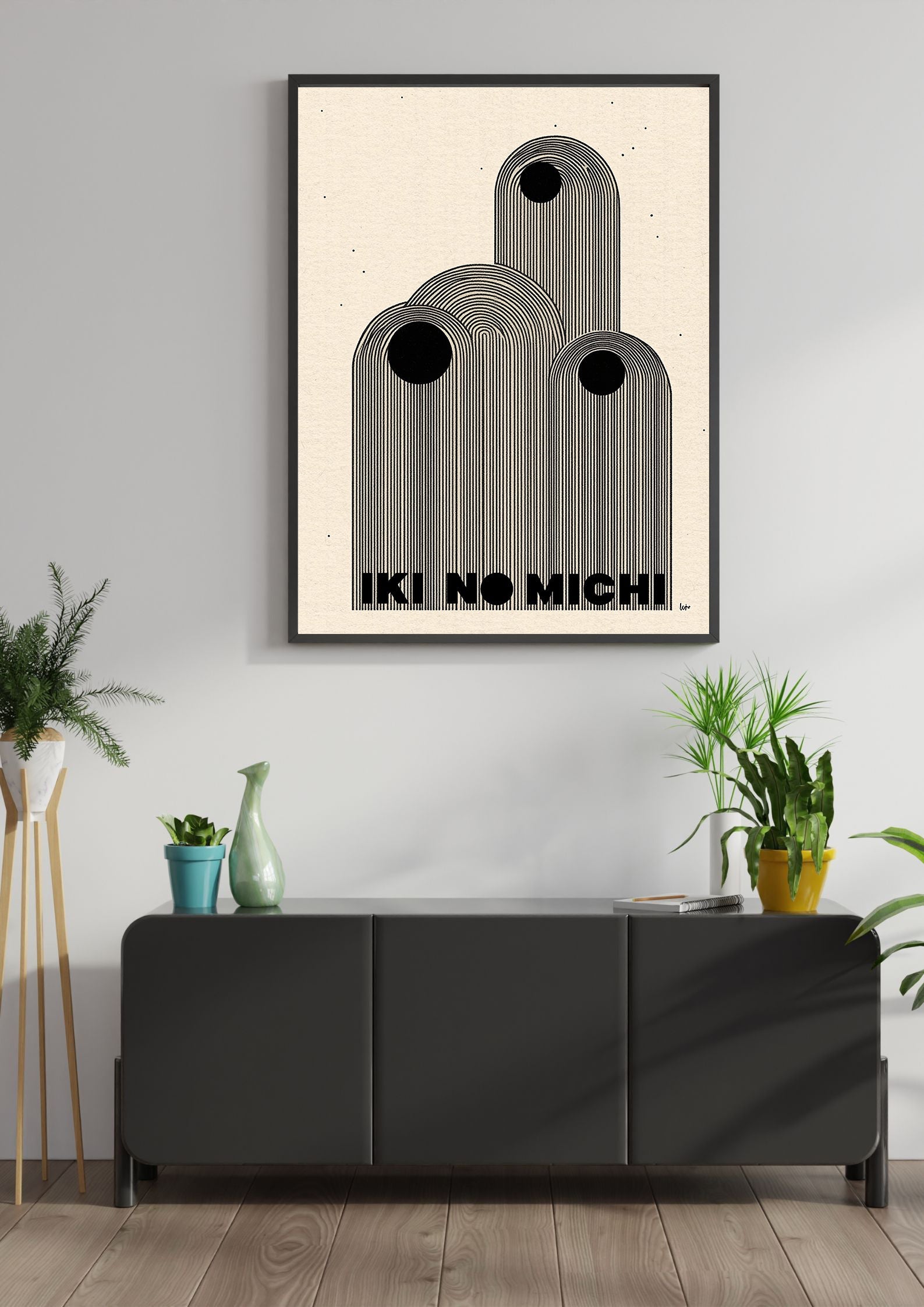 Iki No Michi Japanischer Druck