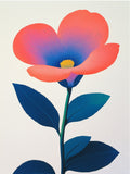 Imprimé fleur rose
