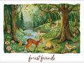 Imprimé Amis de la forêt