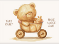 Imprimé Teddy Cart
