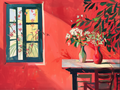 Impression de la chambre rouge