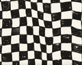 Motif à carreaux imprimé