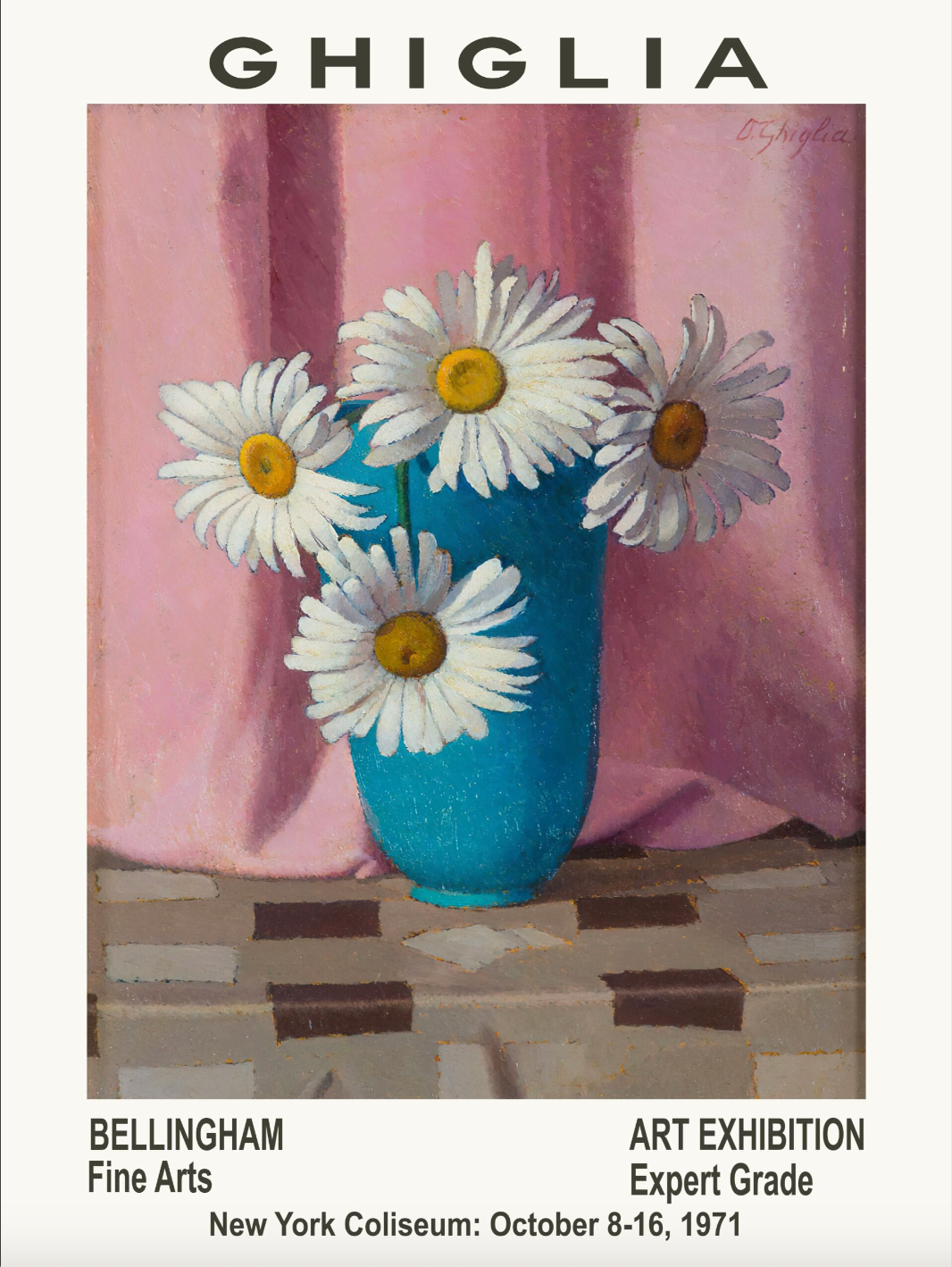 Flower Museum Exhibition Print