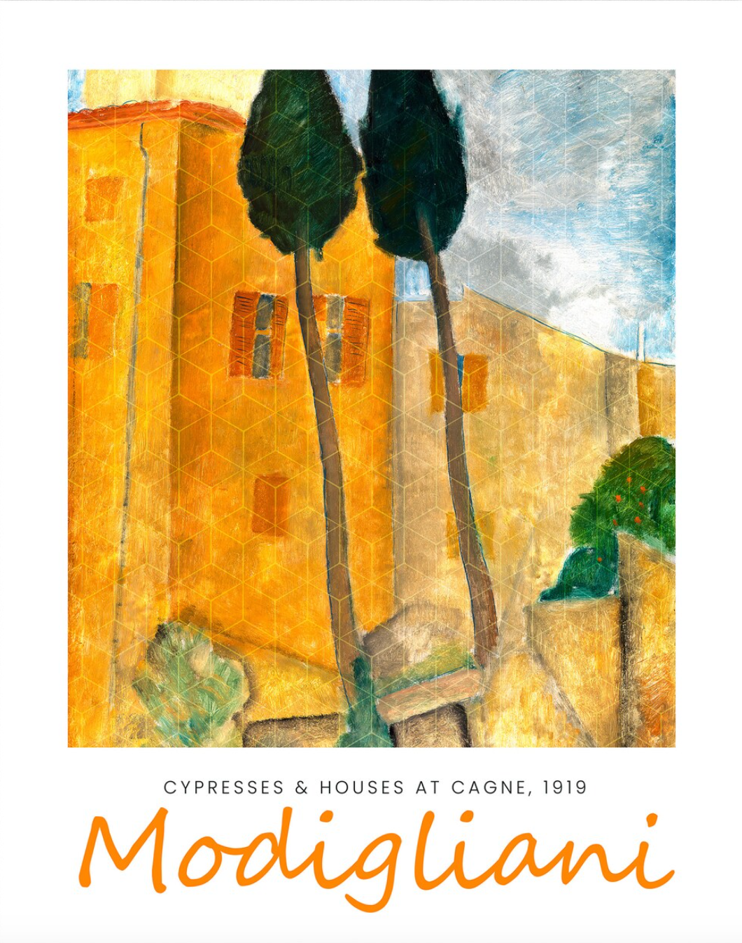 Zypressen von Amedeo Modigliani