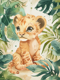 Imprimé lionceau