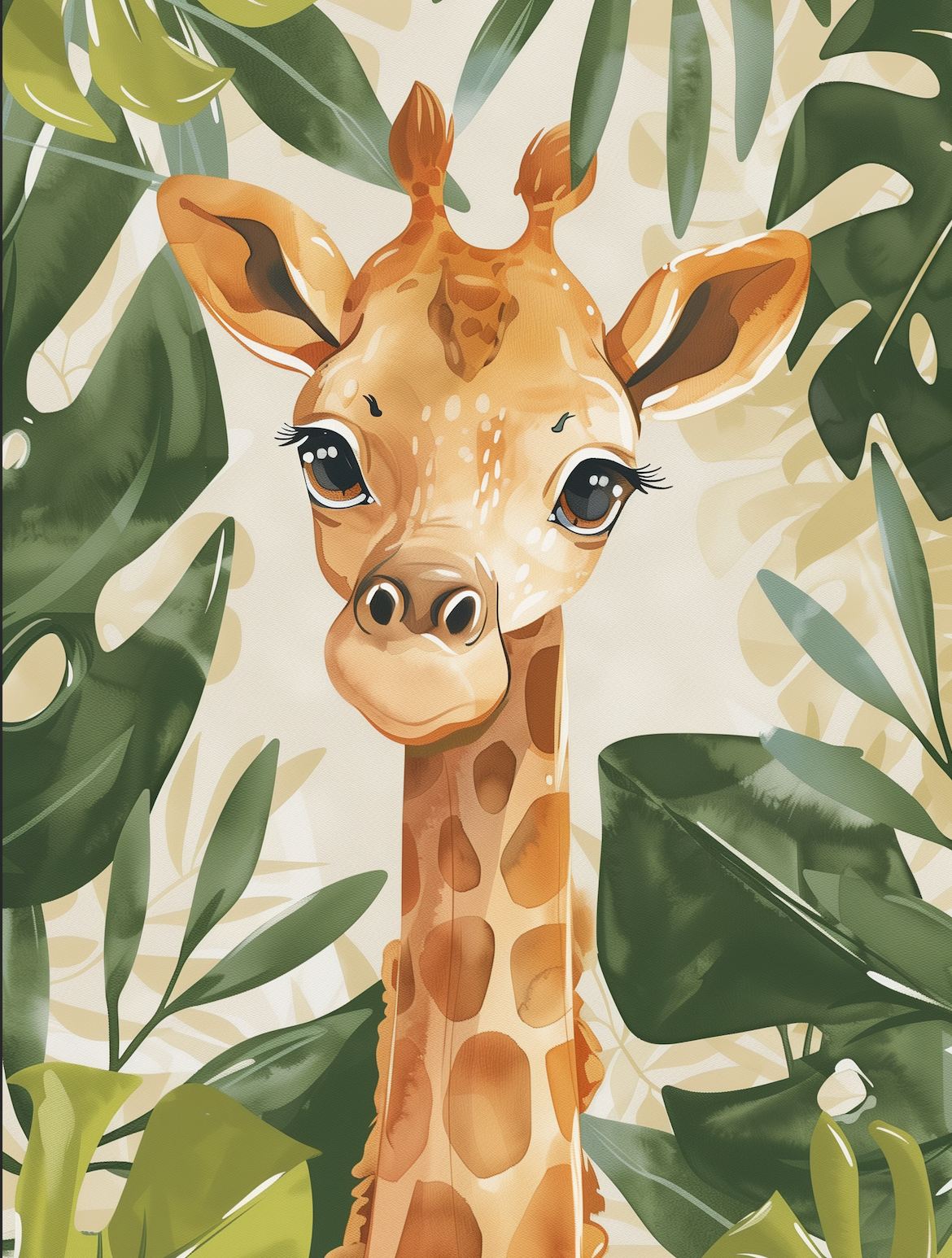Giraffe Grace Druck
