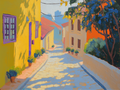 Impression de la rue du village