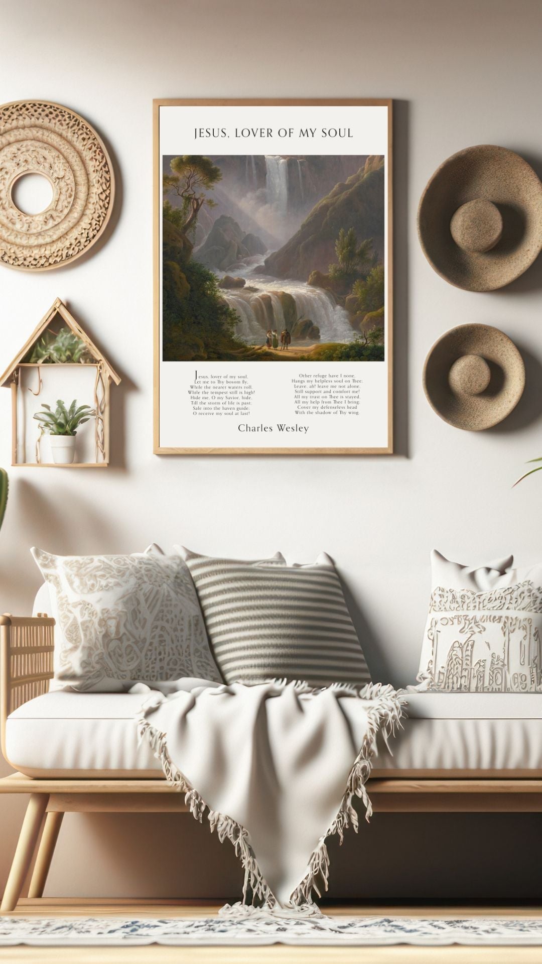 Hymn and Waterfall Print