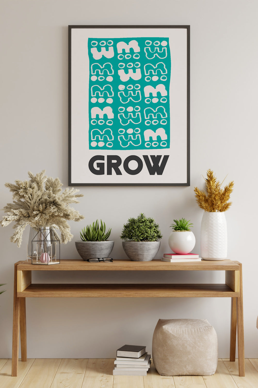 Abstract Growth Motivational Art