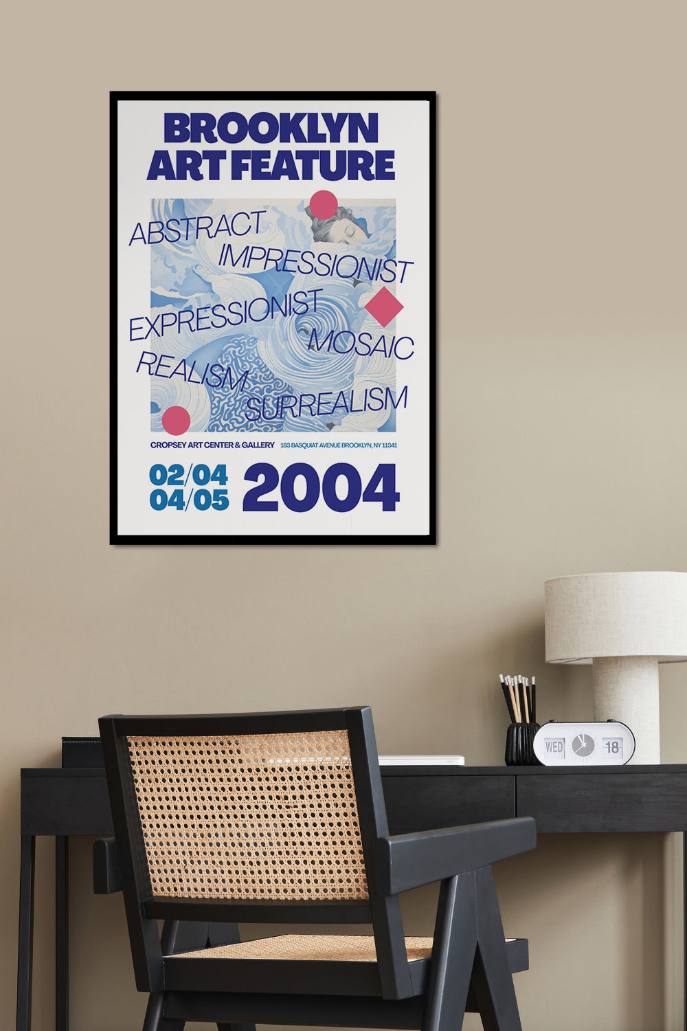 Affiche de reportage artistique de Brooklyn 2004