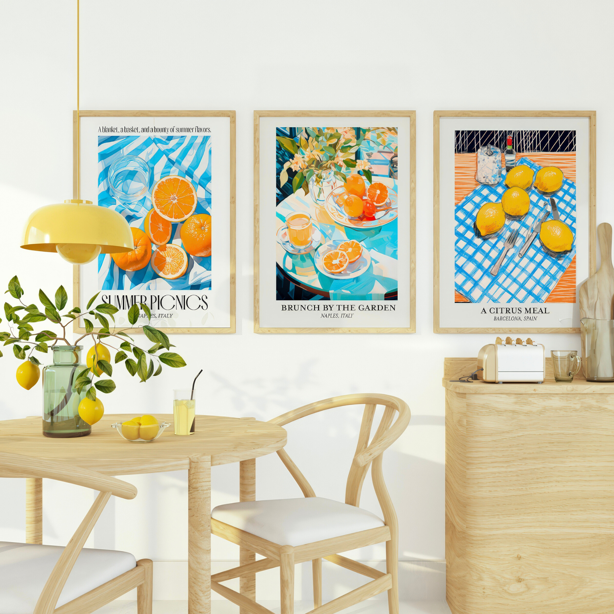 Citrus Bliss Galeriewand