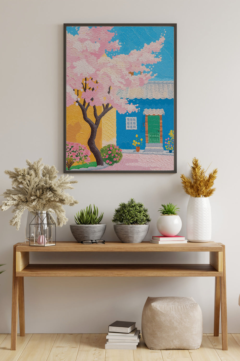 Frühlings-Cottage-Charme-Druck