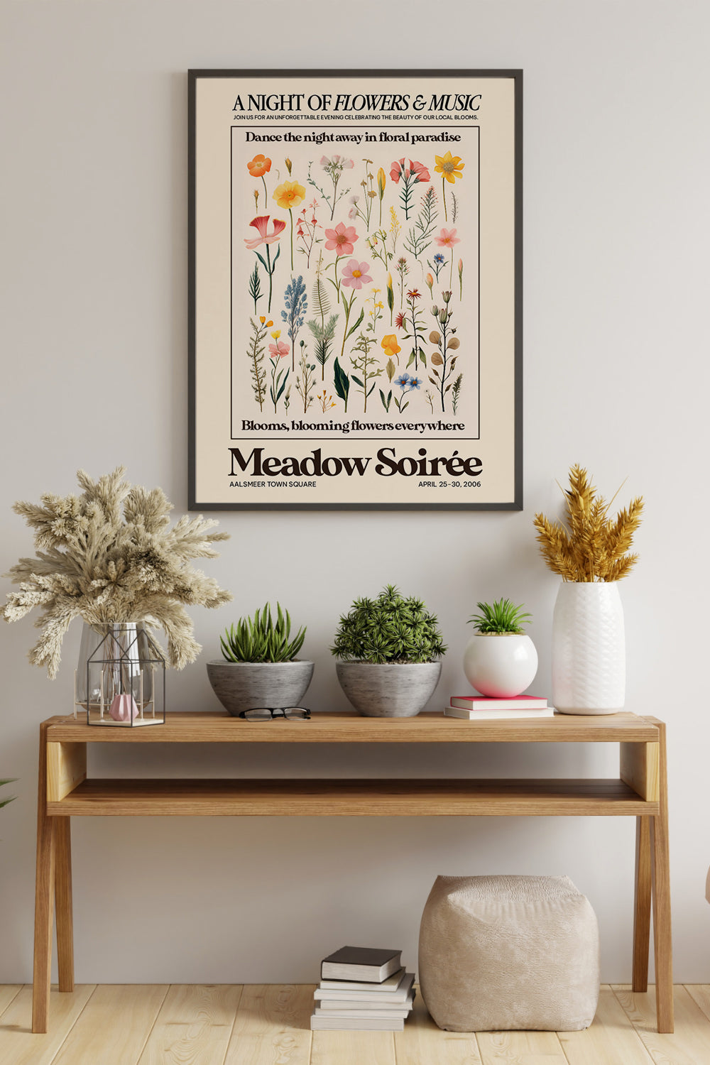 Affiche de l'exposition Une nuit de fleurs et de musique