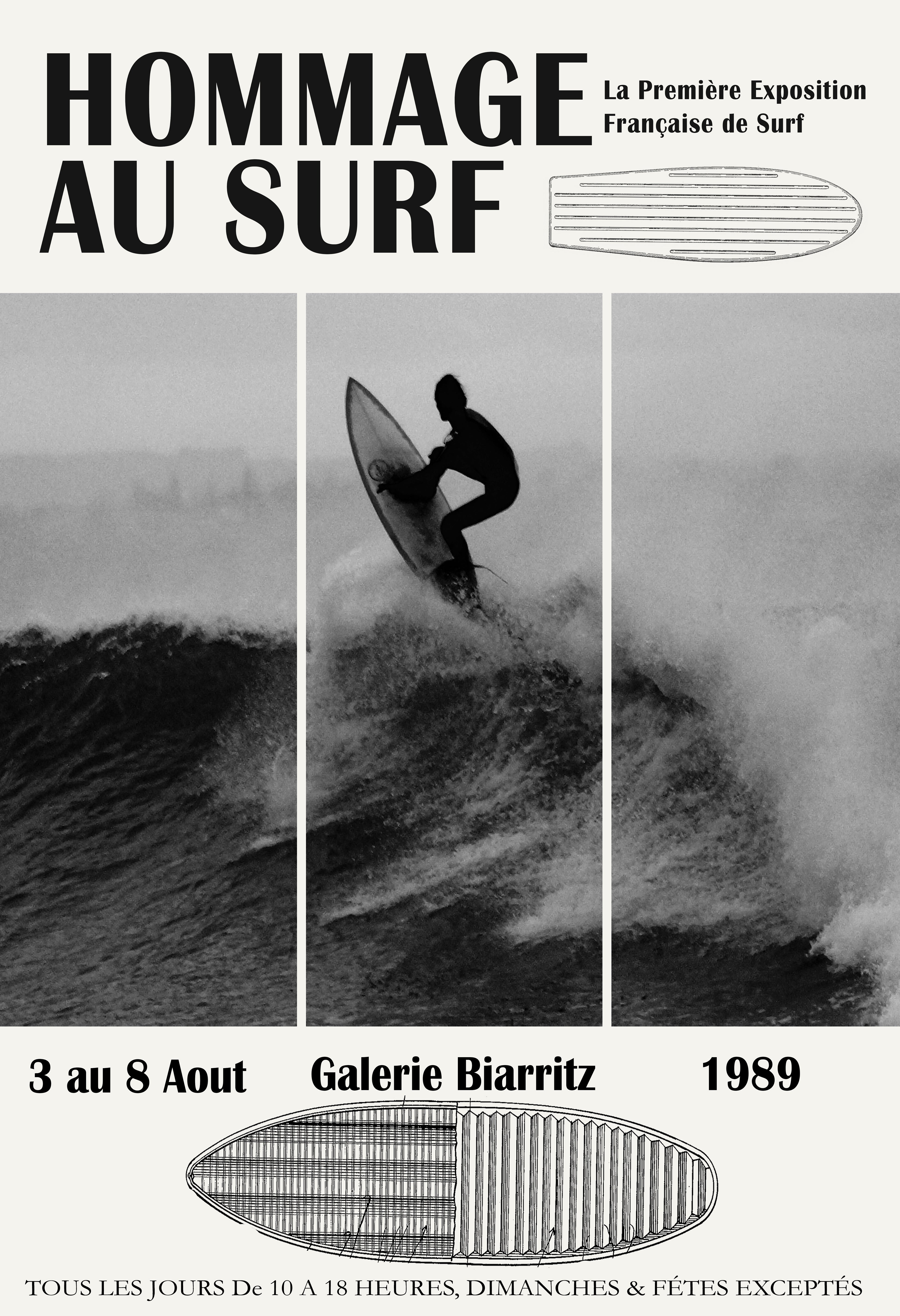 Vintage Surfen Druck