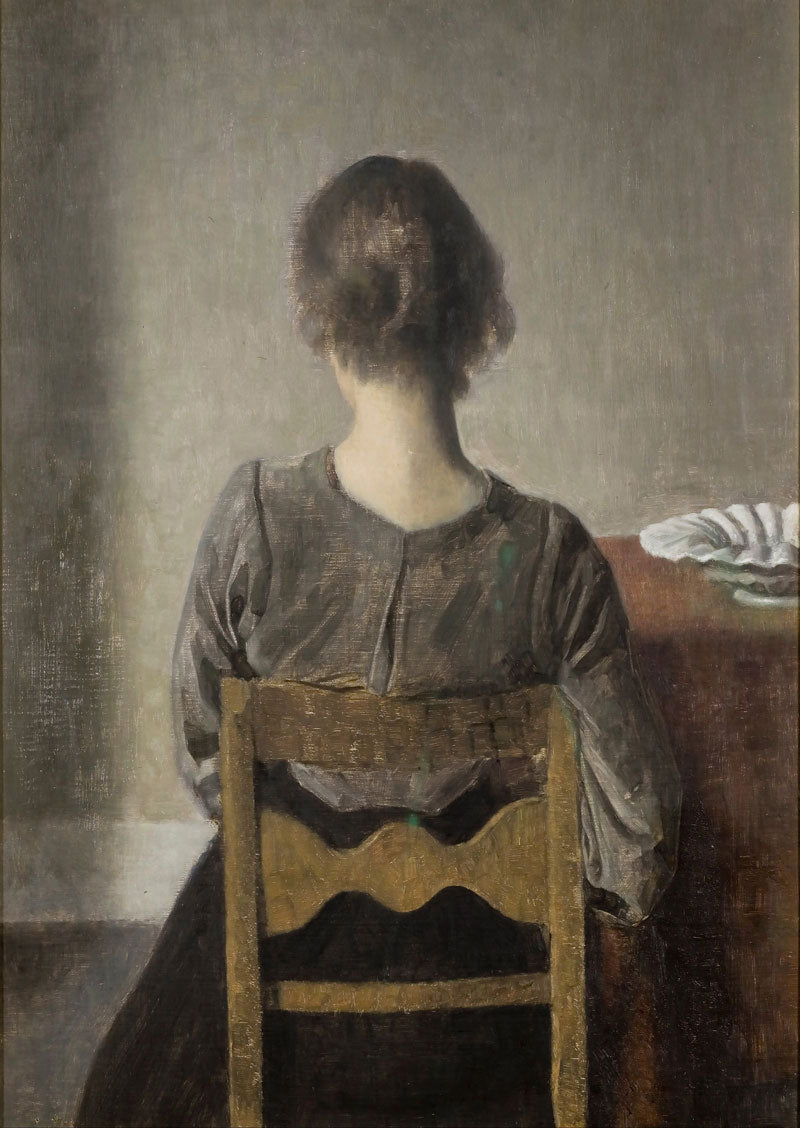 Harmony in Imperfection by Wilhelm Hammershøi