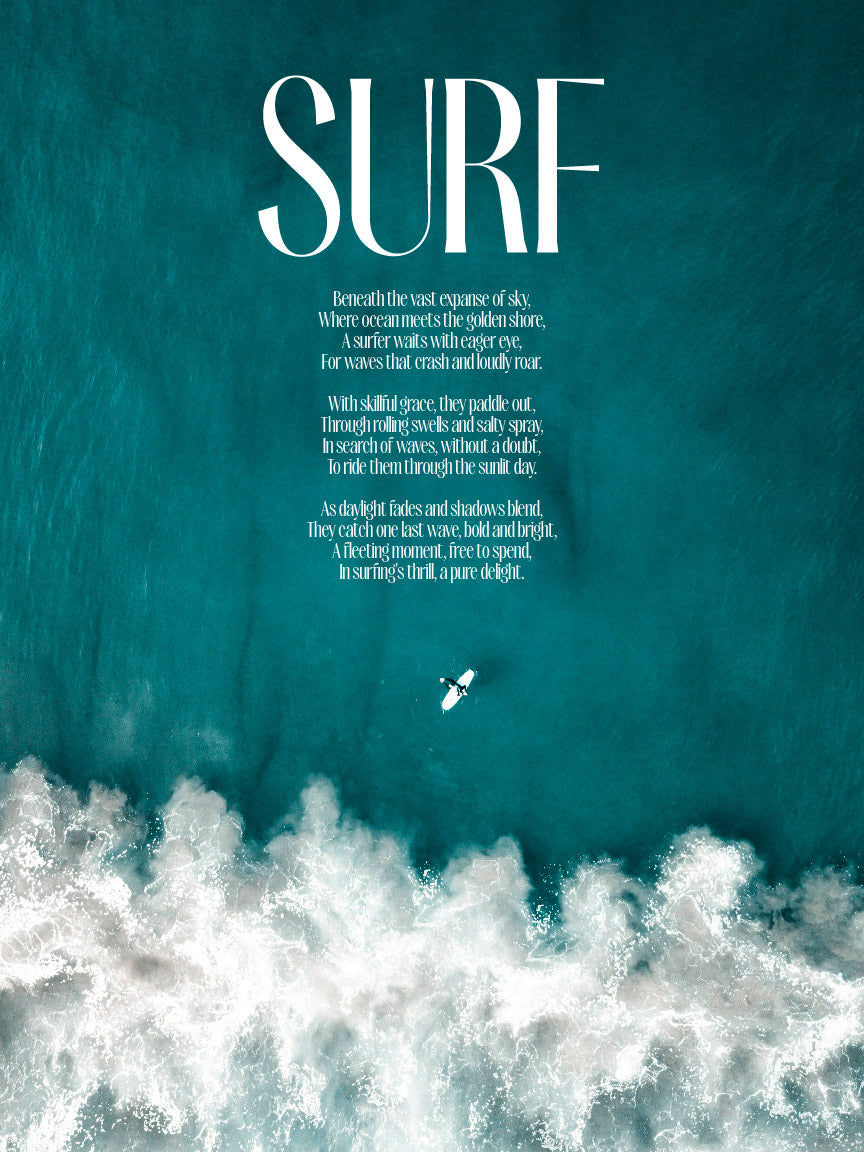 Surf Art Print