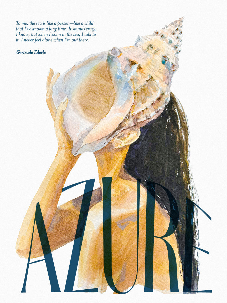 Impression d'art de la Dame et du coquillage