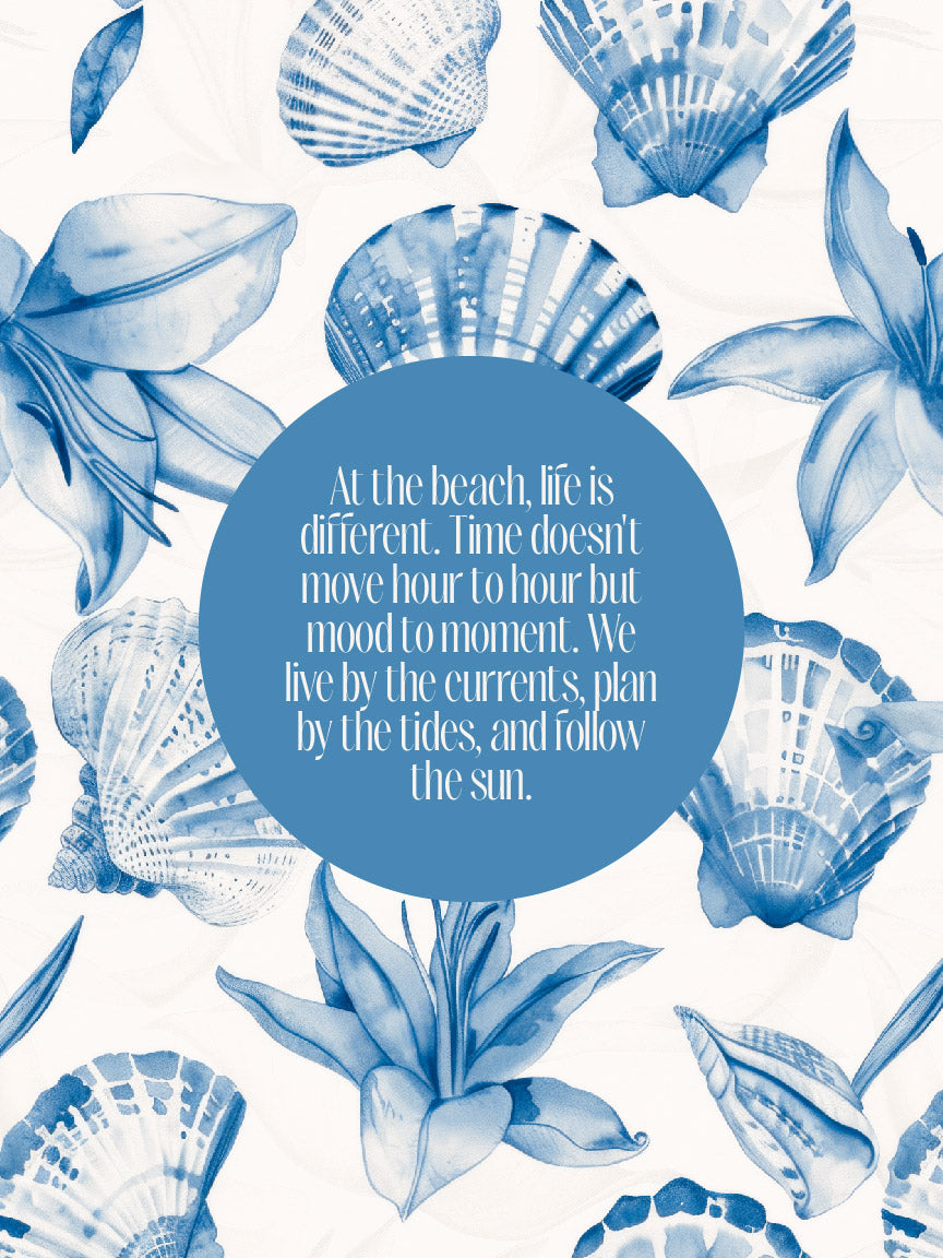 Inspirational Shell and Floral Print