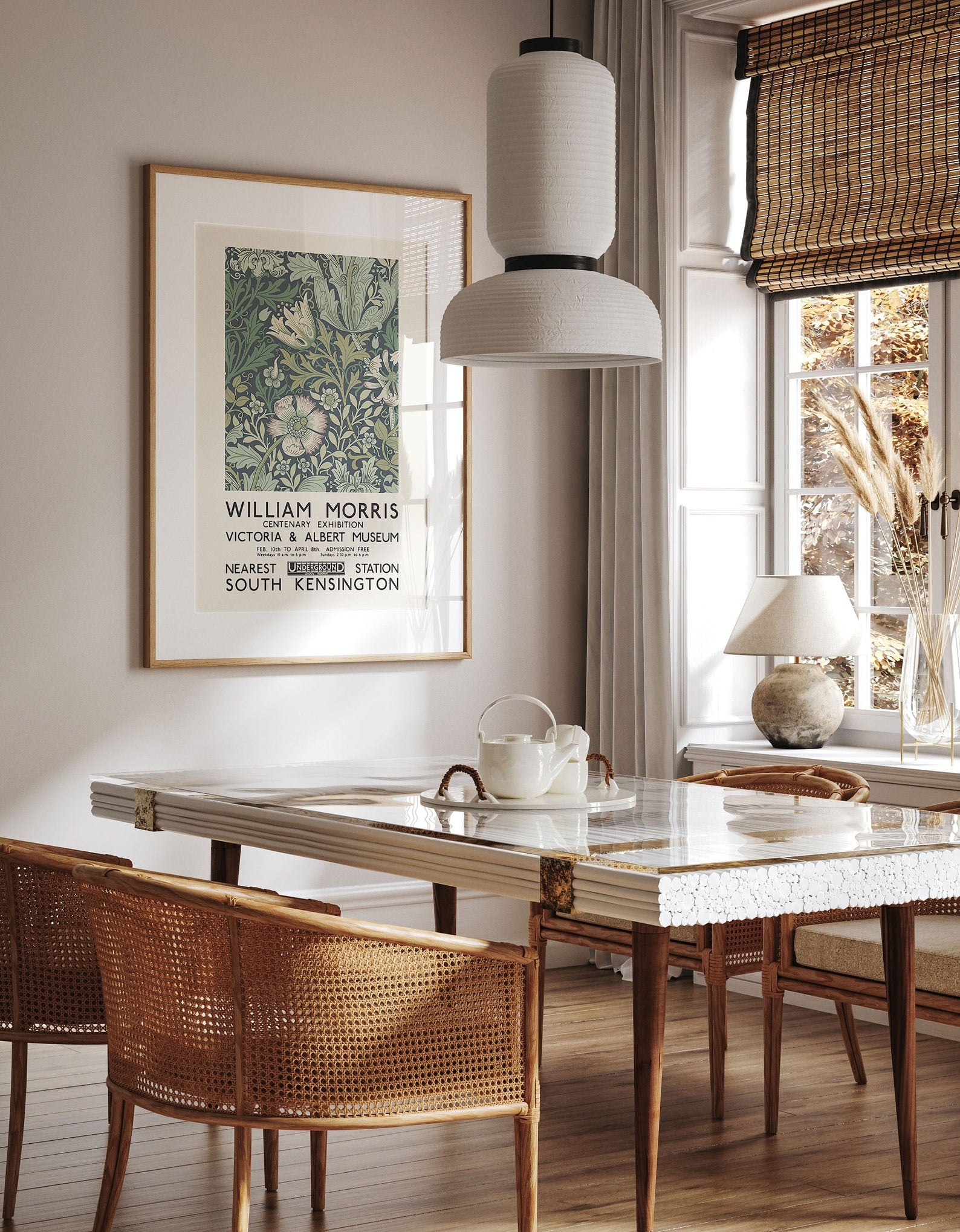 William Morris Exhibition Poster London 1934