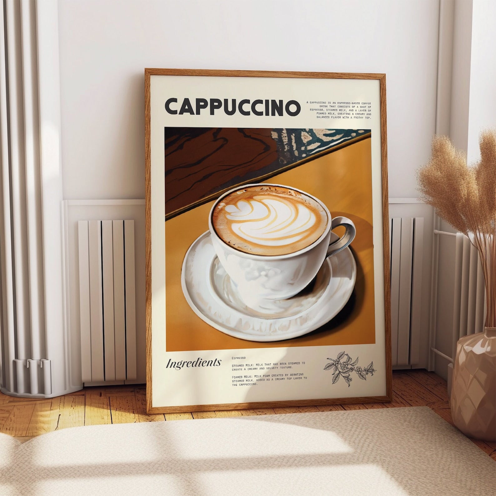 L'art du café cappuccino