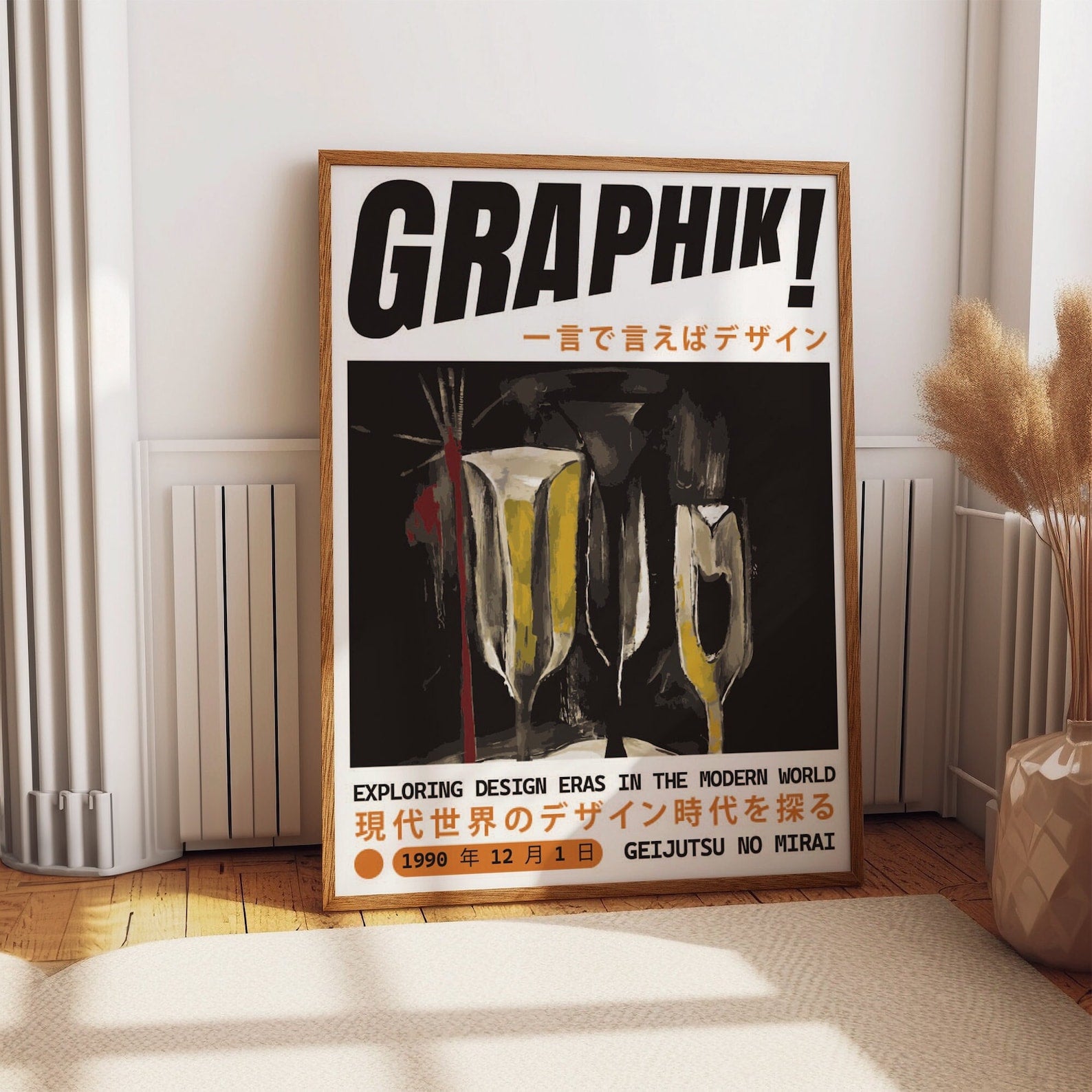 Affiche de l'exposition Design Eras Graphik