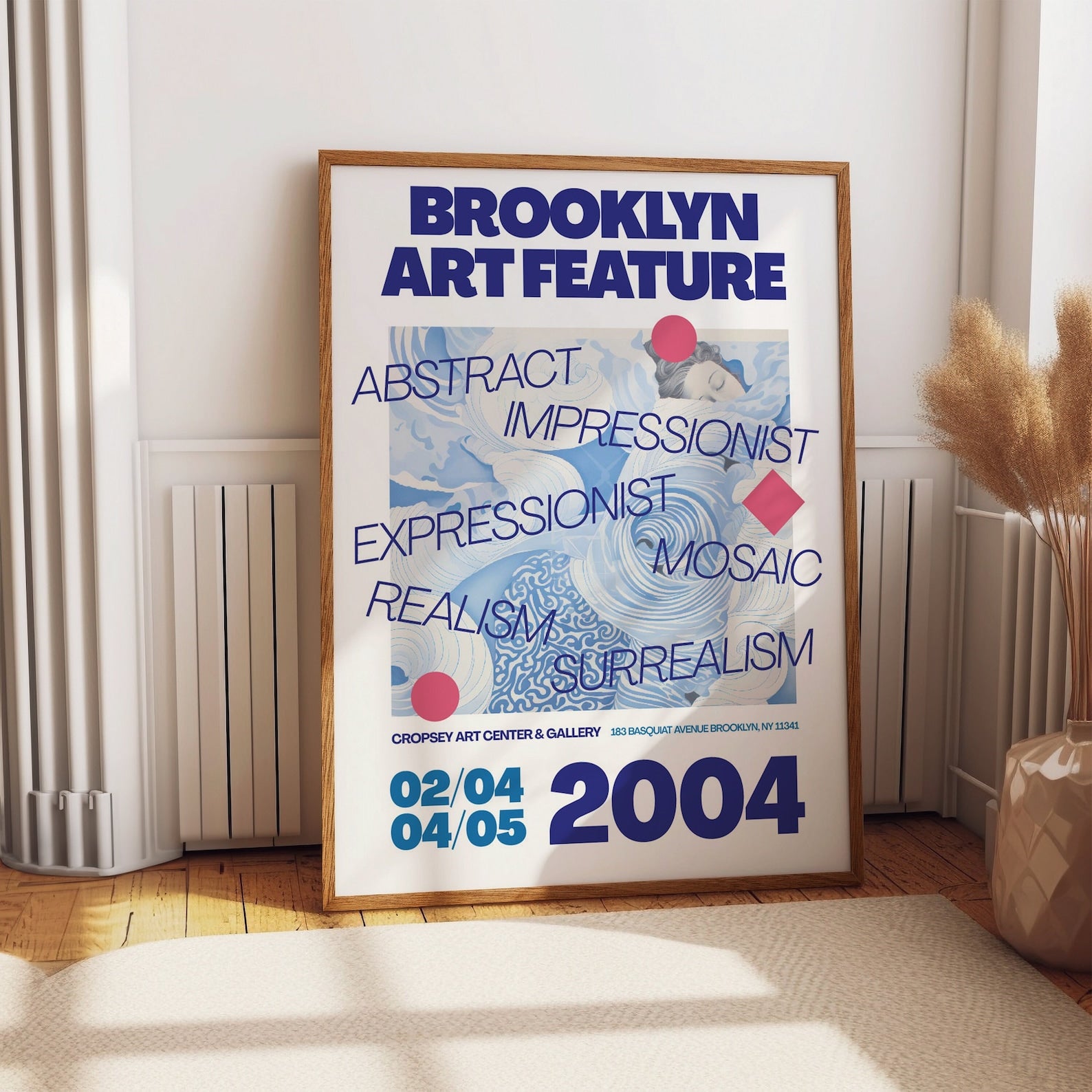 Affiche de reportage artistique de Brooklyn 2004
