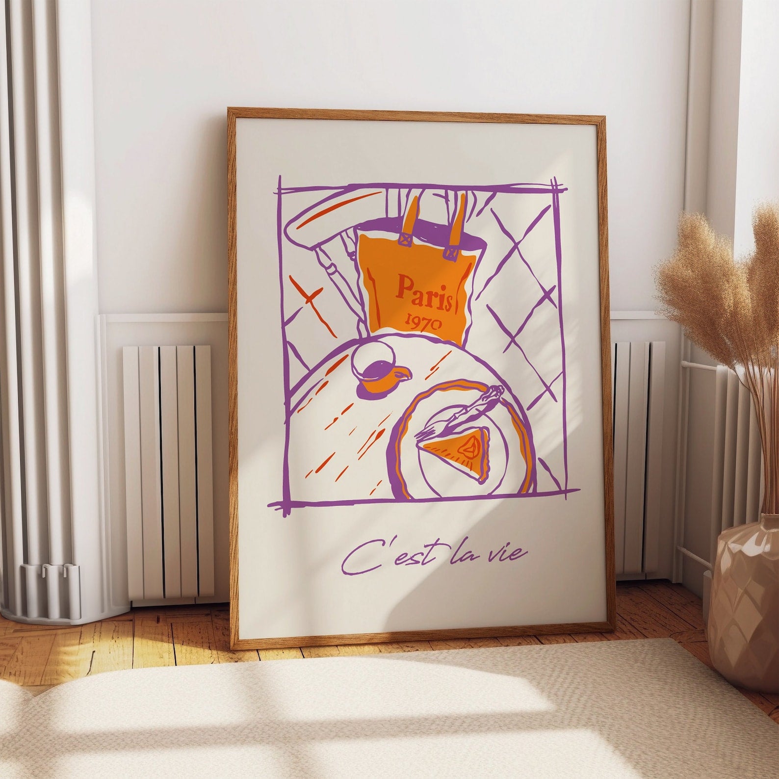 Jahrgang 1970 Baguette Art - C'est la vie'